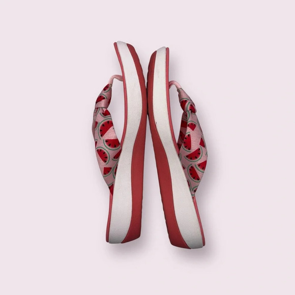 CLARKS ARLA GLISON CLOUDSTEPPERS Flip Flops Women’s 10 Pink Watermelon - Picture 4 of 10